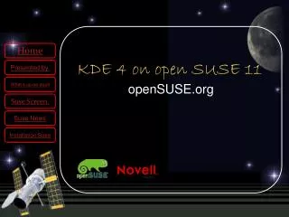 KDE 4 on open SUSE 11