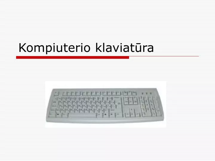 kompiuterio klaviat ra
