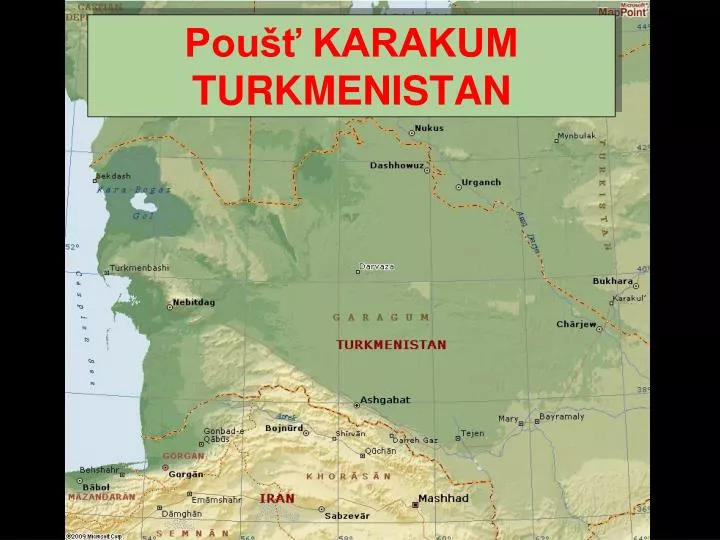 pou karakum turkmenistan