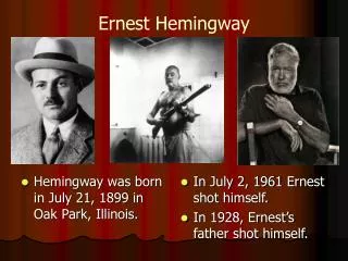 Ernest Hemingway