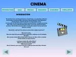 CINEMA - slide 1