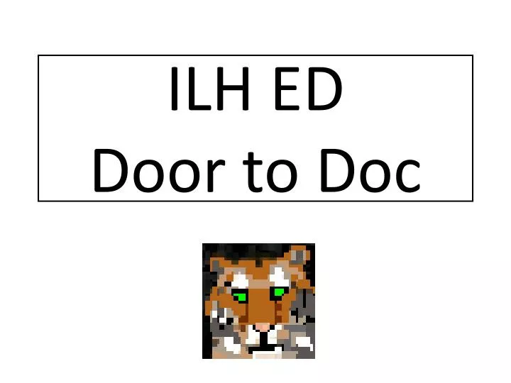 ilh ed door to doc