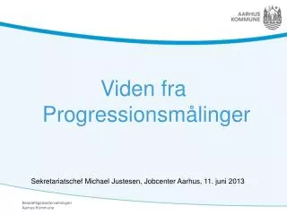 viden fra progressionsm linger