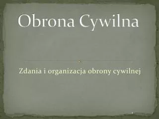 obrona cywilna