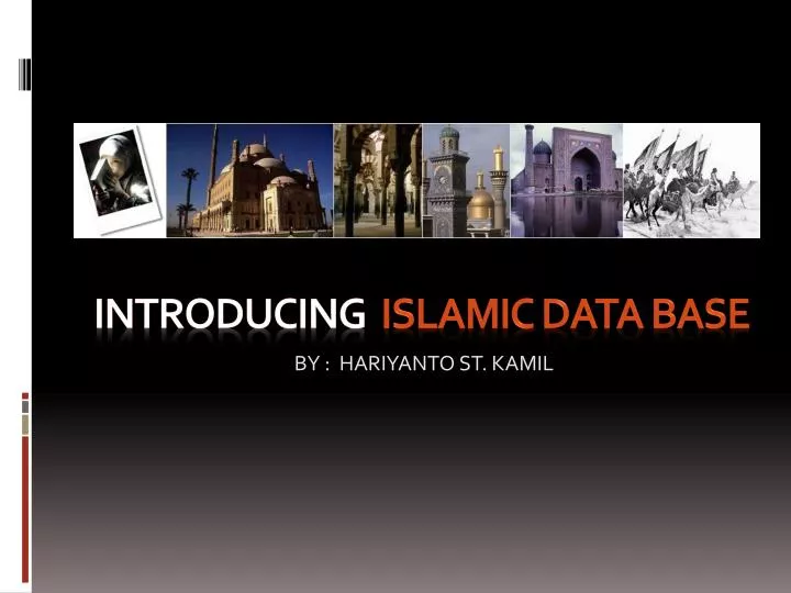 introducing islamic data base
