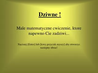 dziwne