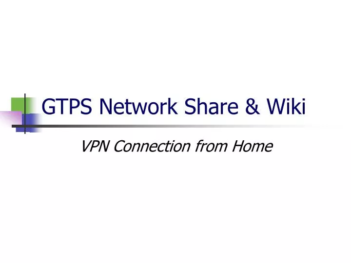 gtps network share wiki