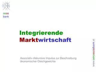 integrierende markt wirtschaft