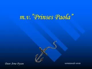 m v prinses paola