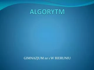 algorytm