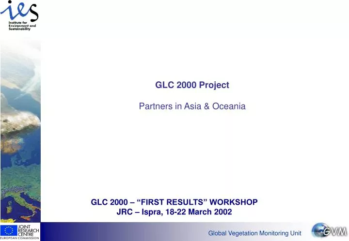 glc 2000 project partners in asia oceania