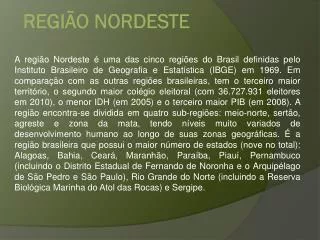 regi o nordeste