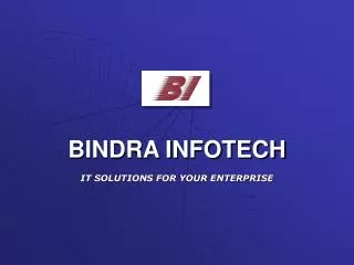 BINDRA INFOTECH