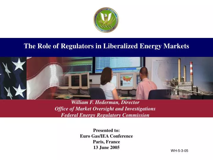 the role of regulators in liberalized energy markets