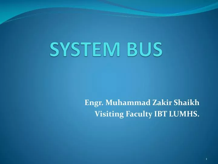 system bus