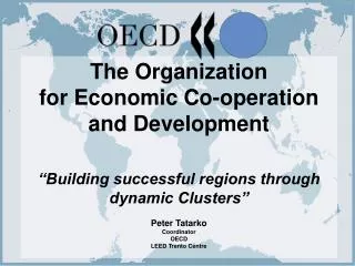 The Organization for Economic Co-operation and Development