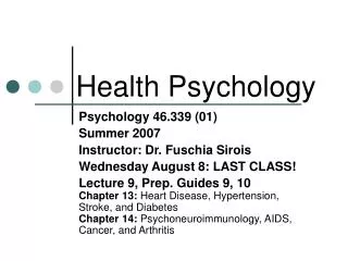 Health Psychology