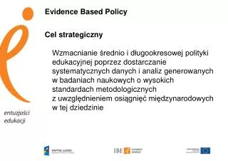 evidence based policy