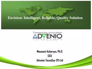 Envision: Intelligent, Reliable, Quality Solution