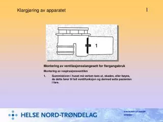 klargj ring av apparatet