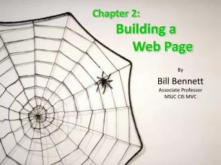 Chapter 2: Building a Web Page