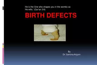Birth defects