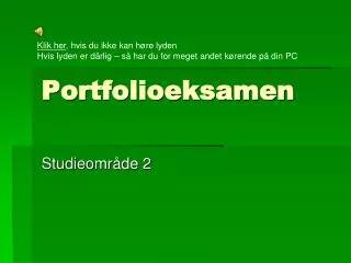 portfolioeksamen