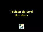 Tableau de bord des devis - slide 1