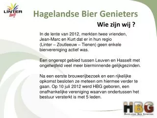 hagelandse bier genieters