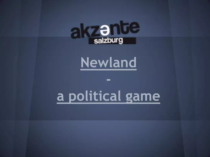 newland a political game