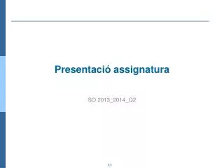 presentaci assignatura