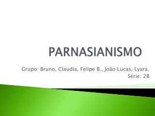 parnasianismo