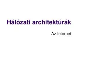 h l zati architekt r k