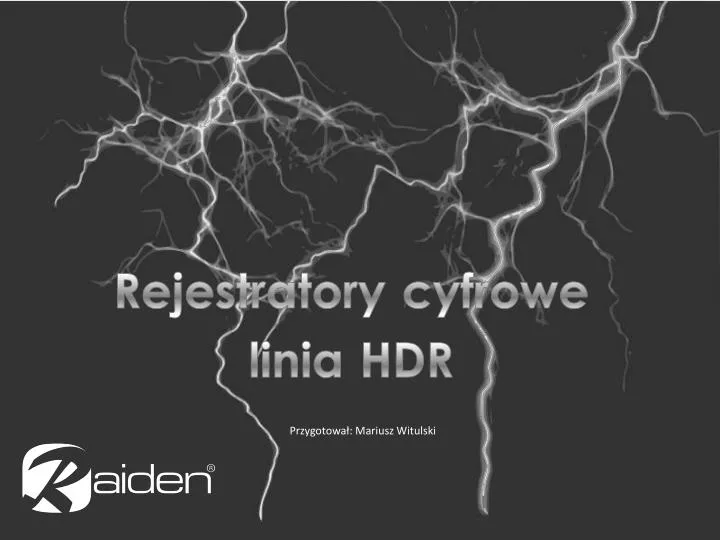 rejestratory cyfrowe linia hdr