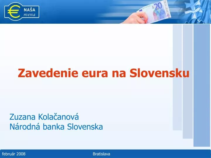 zavedenie eura na slovensku