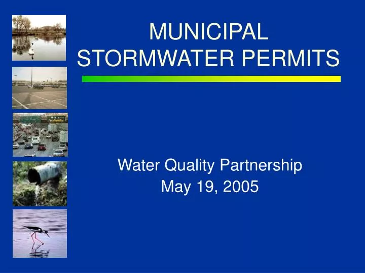 municipal stormwater permits