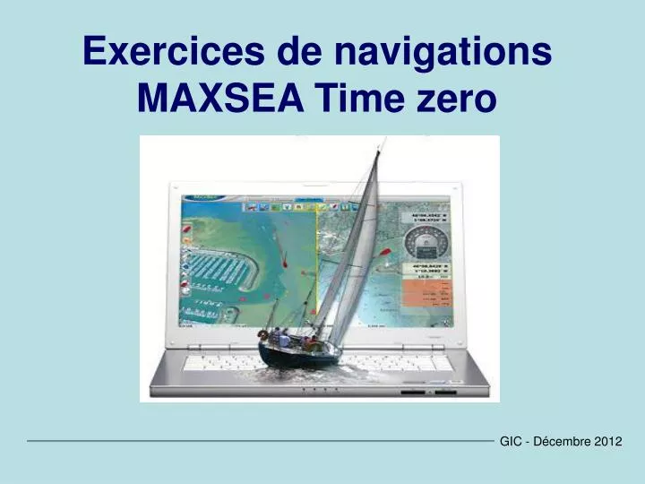 exercices de navigations maxsea time zero
