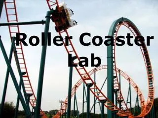 Roller Coaster Lab