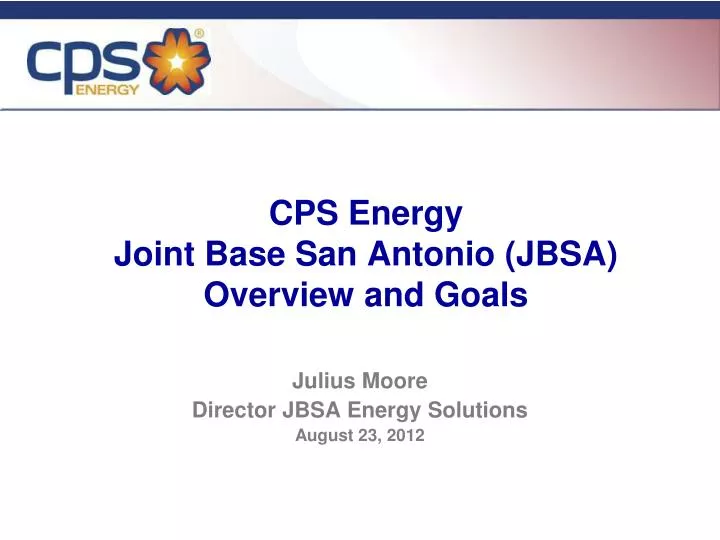 cps energy joint base san antonio jbsa overview and goals