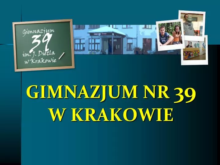 gimnazjum nr 39 w krakowie