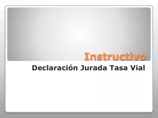 instructivo