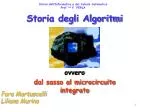 Storia degli Algoritmi - slide 1
