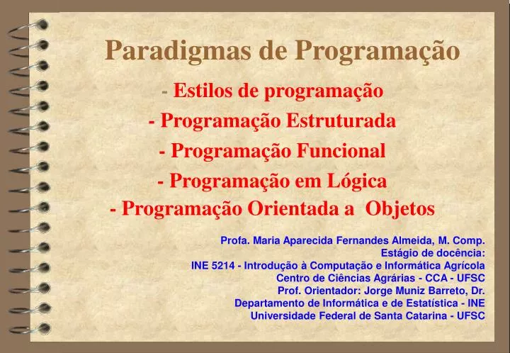 Programação Orientada à Objetos - ppt carregar