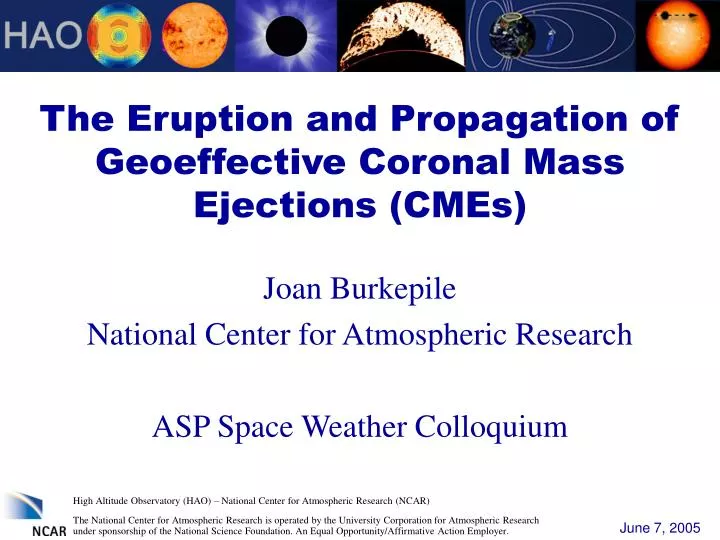 the eruption and propagation of geoeffective coronal mass ejections cmes