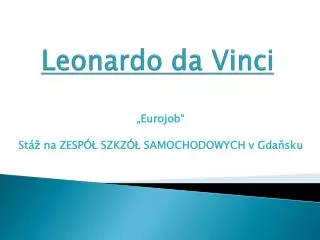 leonardo da vinci