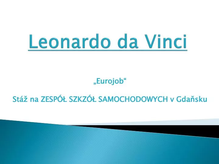 leonardo da vinci