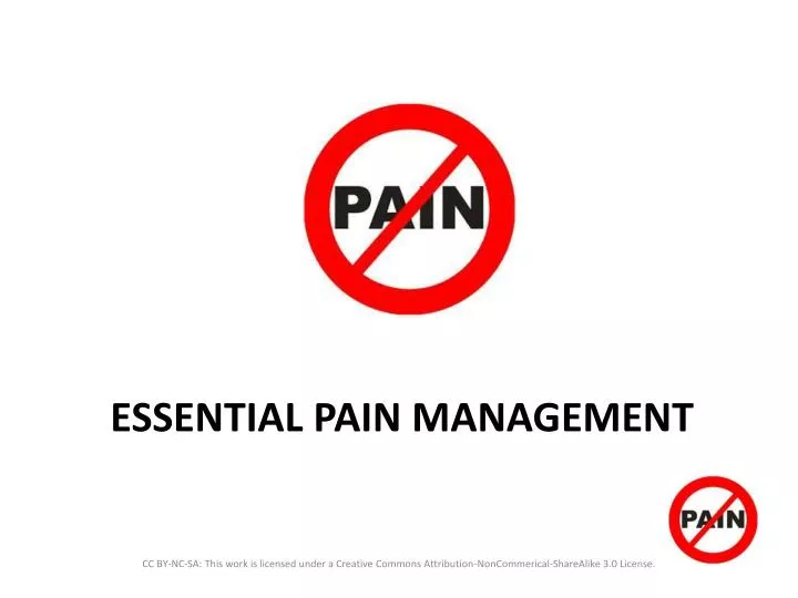 essential pain management
