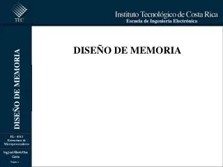 dise o de memoria
