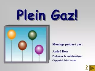 plein gaz
