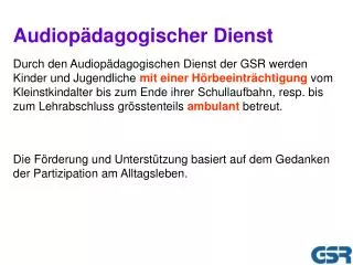 audiop dagogischer dienst